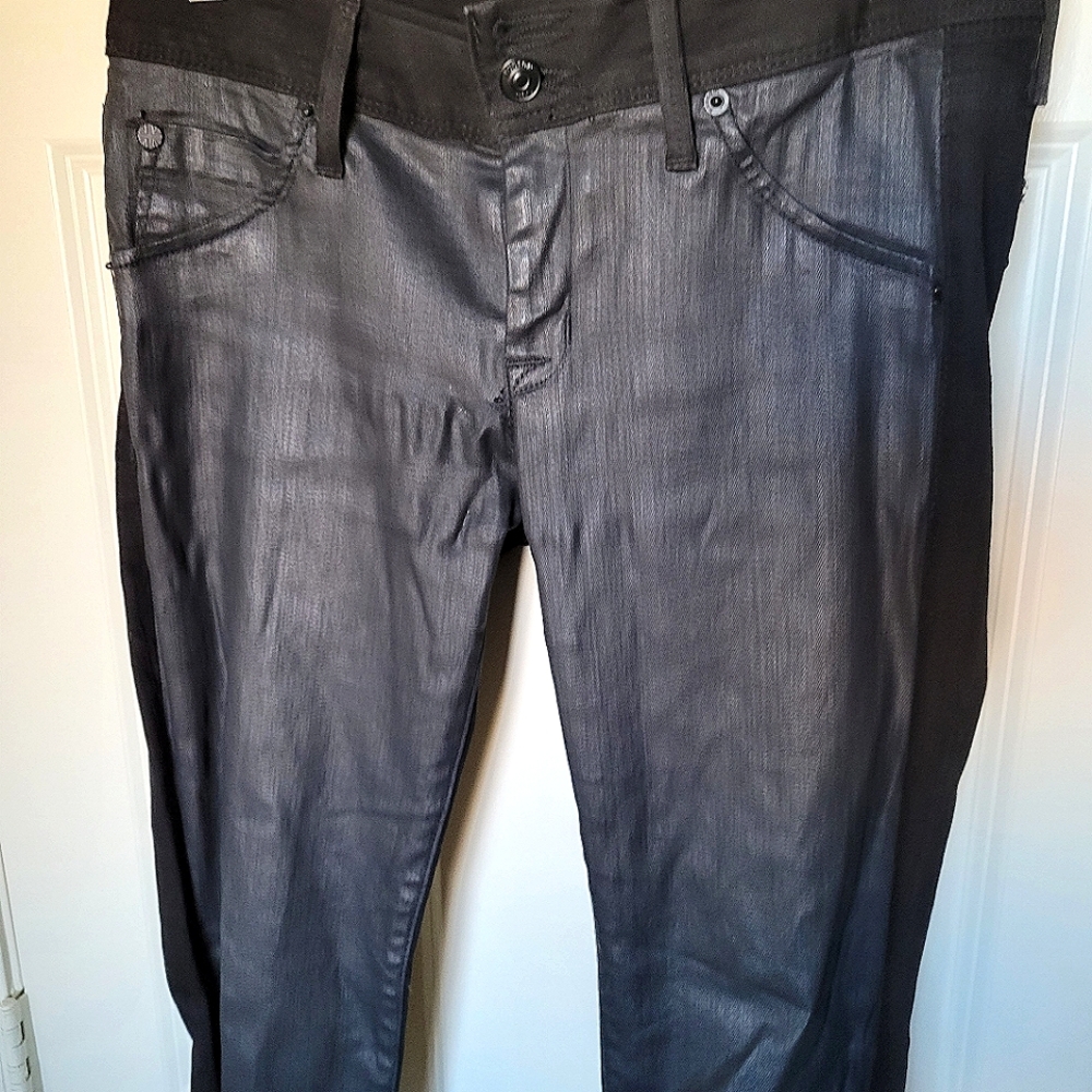 Hudson Classic Black Denim Skinny Jeans